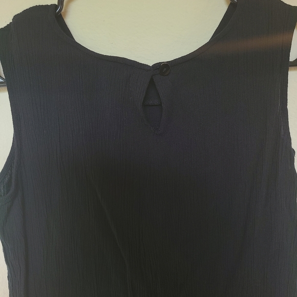 《Vintage soft black gauze dress》 - Picture 11 of 13